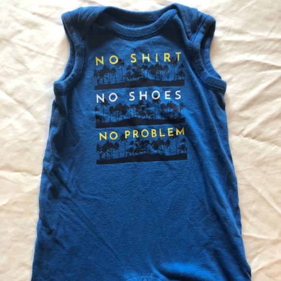 GAP No Shirt, No Shoes, No Problem Size 3-6month - Picture 1 of 2